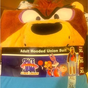 Unisex, adult, hooded, union suit, space, jam, new Legacy, extra-large,